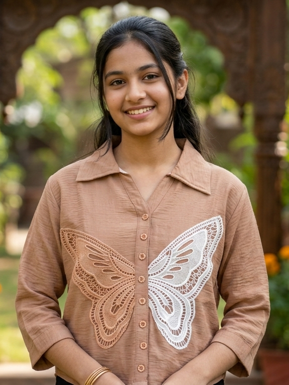 SITASONI Trend: Butterfly Wing Designer Shirt