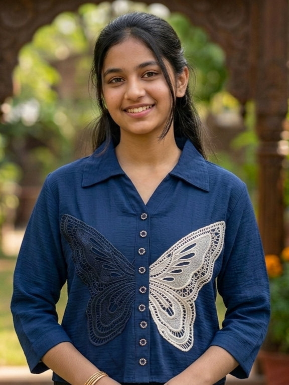 SITASONI Trend: Butterfly Wing Designer Shirt